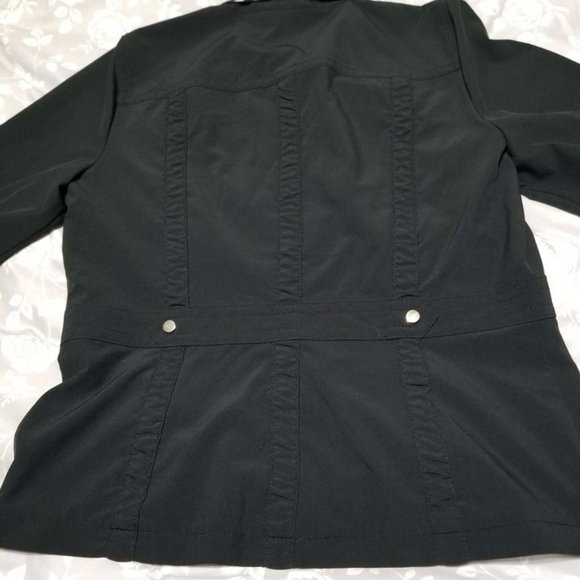 Black/zebra Zenergy by Chico's Light Jacket - Size 0 - Picture 10 of 10